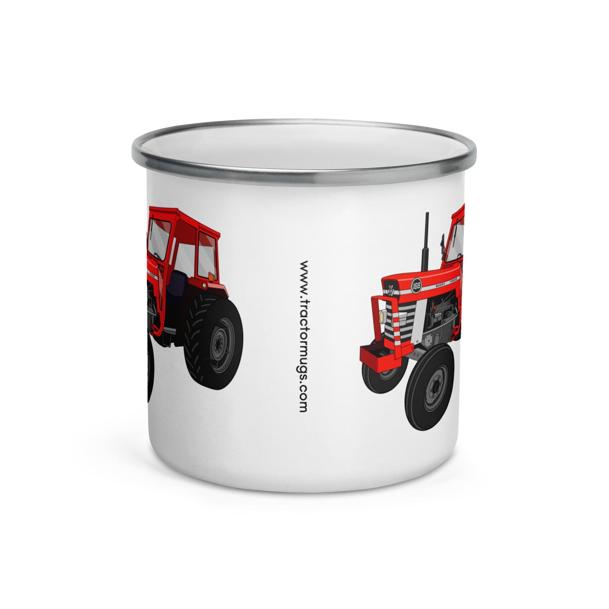 The Tractors Mugs Store Massey Ferguson 168 | Enamel Mug Quality Farmers Merch