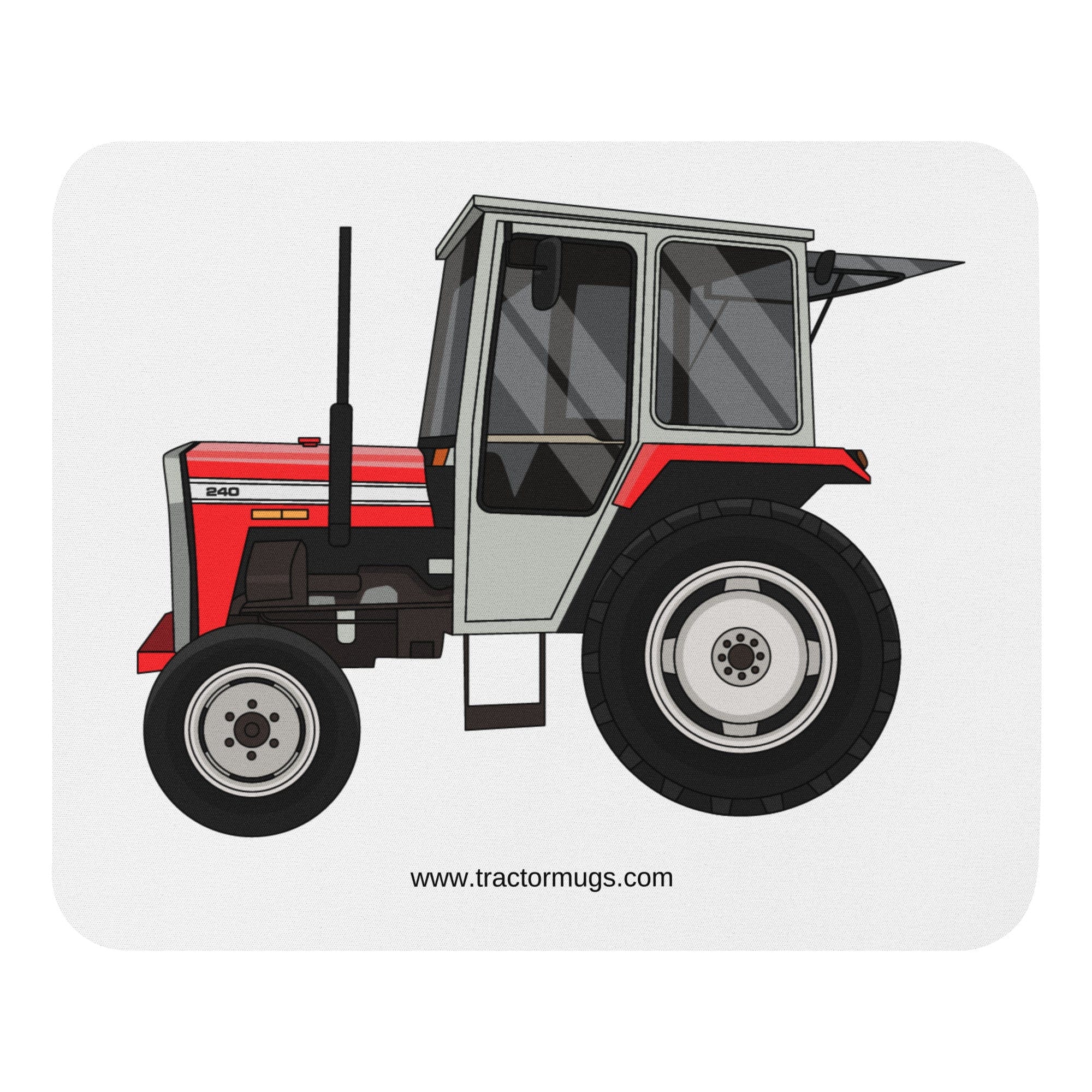 The Tractors Mugs Store Massey Ferguson 240 Mouse pad Quality Farmers Merch