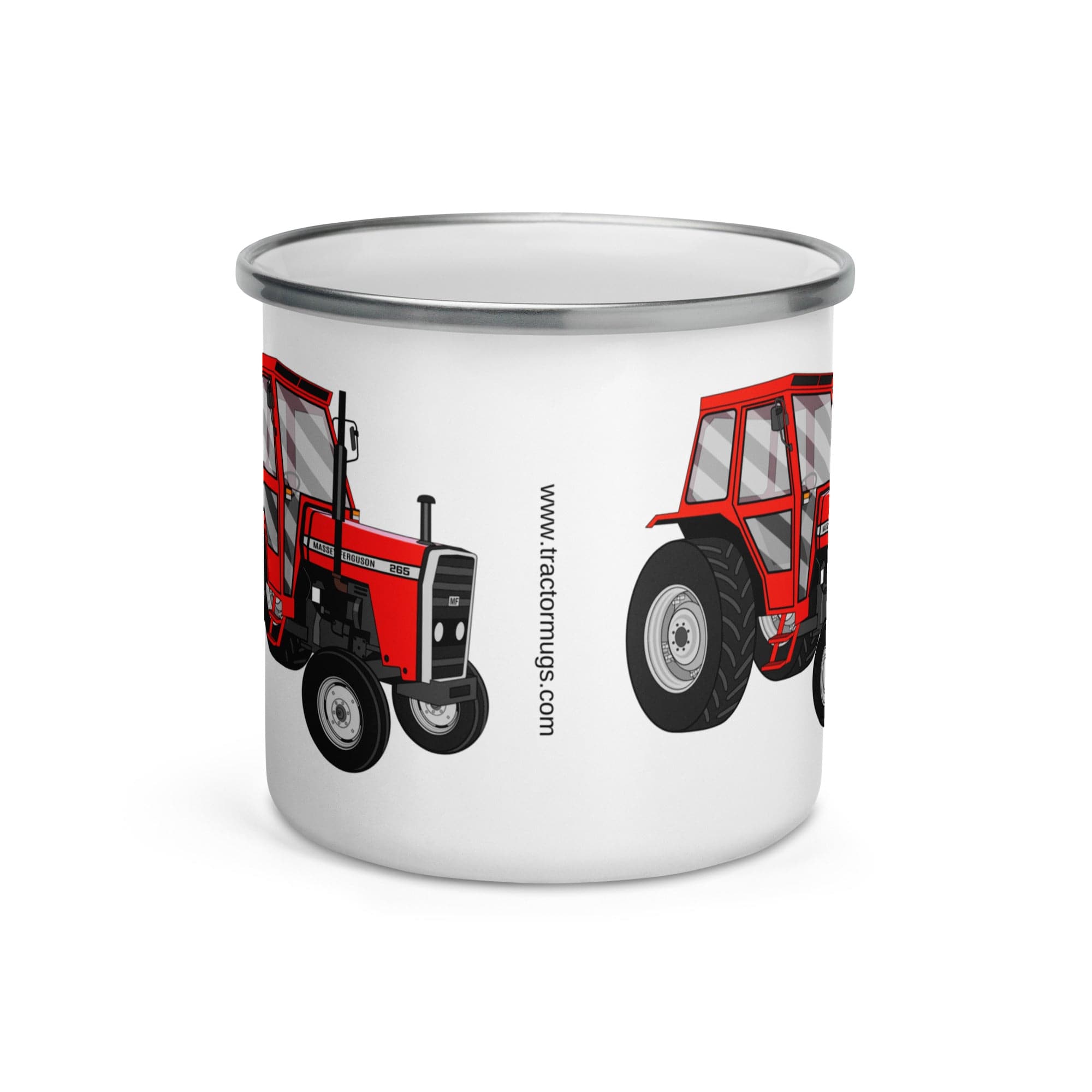 The Tractors Mugs Store Massey Ferguson 265 Enamel Mug Quality Farmers Merch