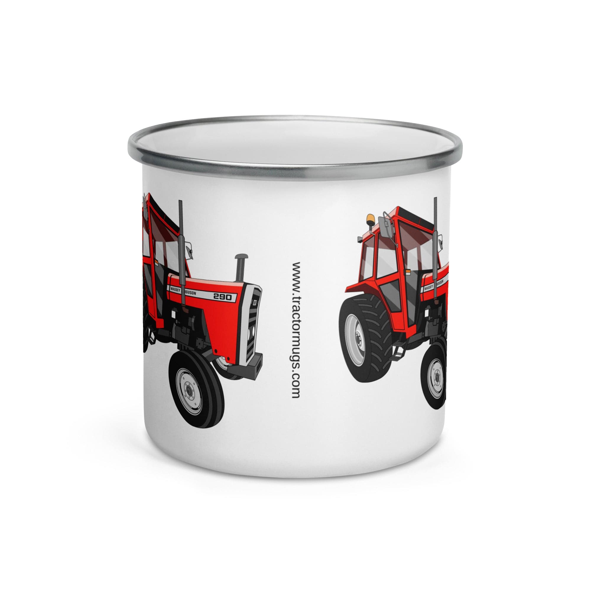 The Tractors Mugs Store Massey Ferguson 290 Enamel Mug Quality Farmers Merch