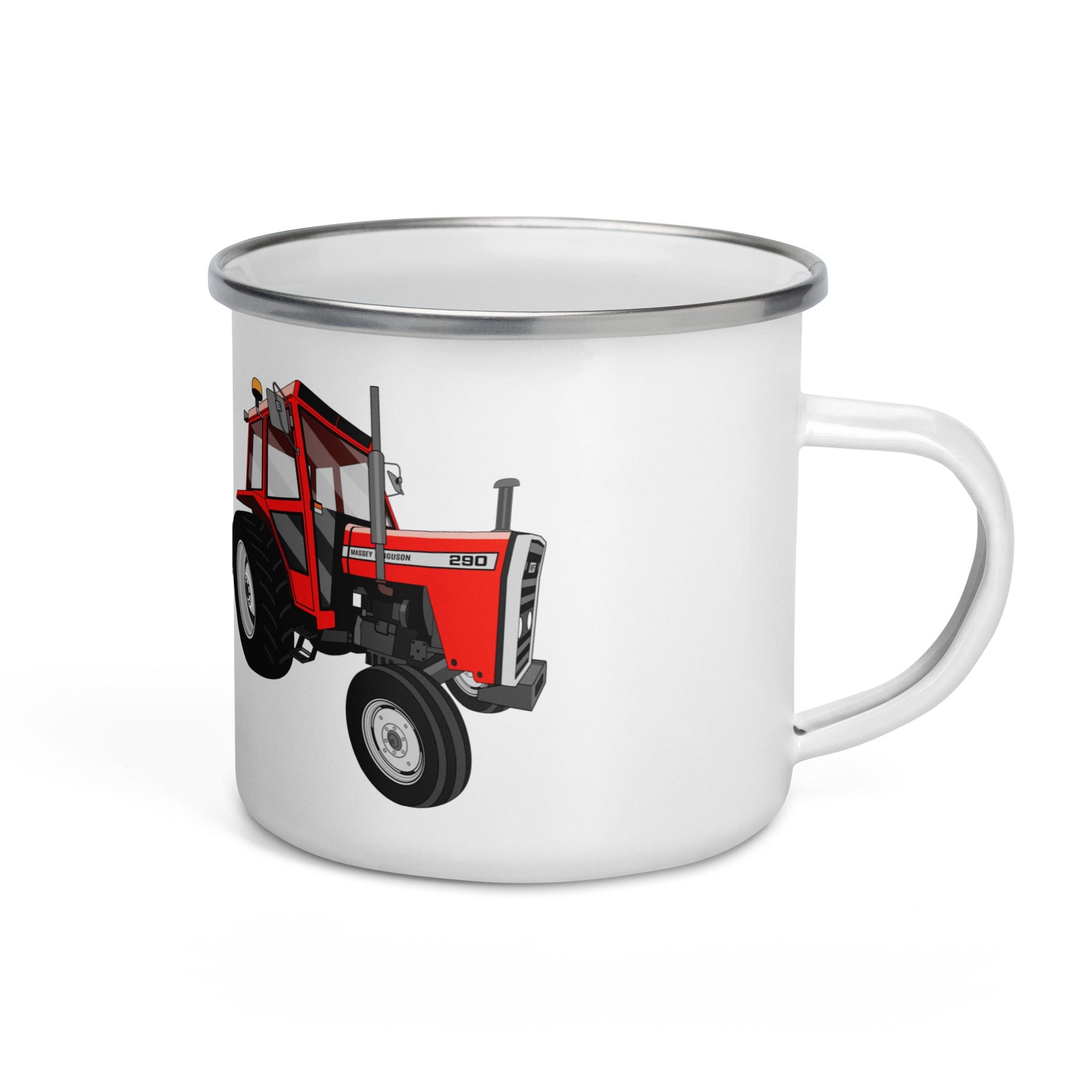 The Tractors Mugs Store Massey Ferguson 290 Enamel Mug Quality Farmers Merch