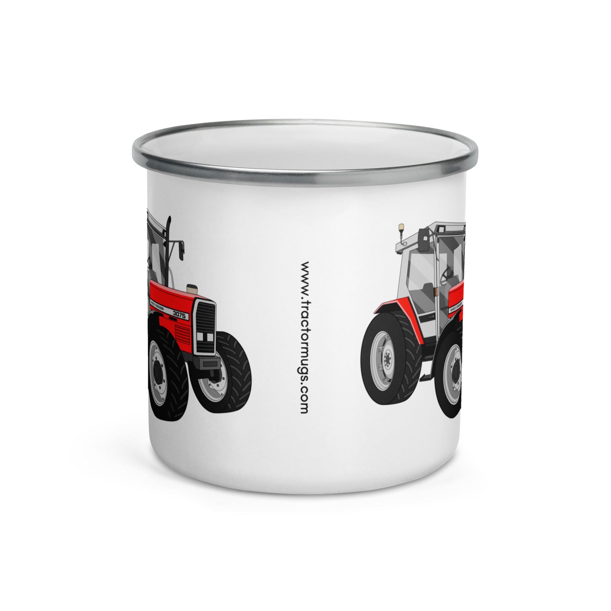 The Tractors Mugs Store Massey Ferguson 3075 | Enamel Mug Quality Farmers Merch