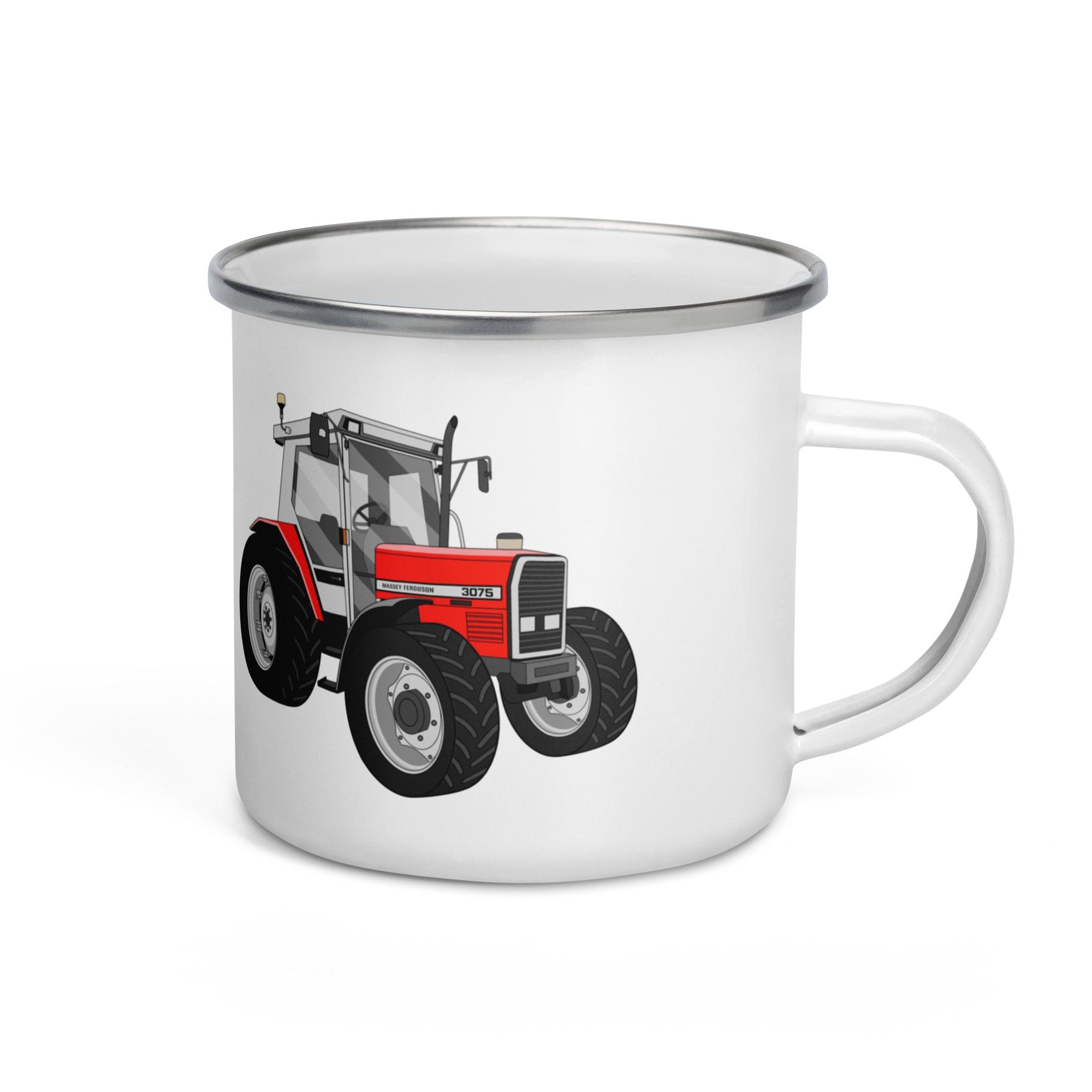 The Tractors Mugs Store Massey Ferguson 3075 | Enamel Mug Quality Farmers Merch