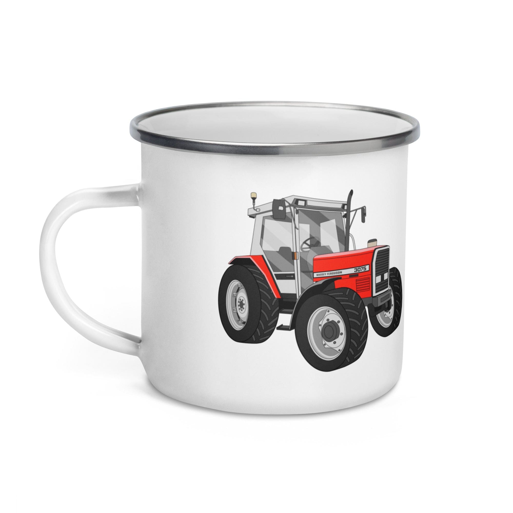 The Tractors Mugs Store Massey Ferguson 3075 | Enamel Mug Quality Farmers Merch