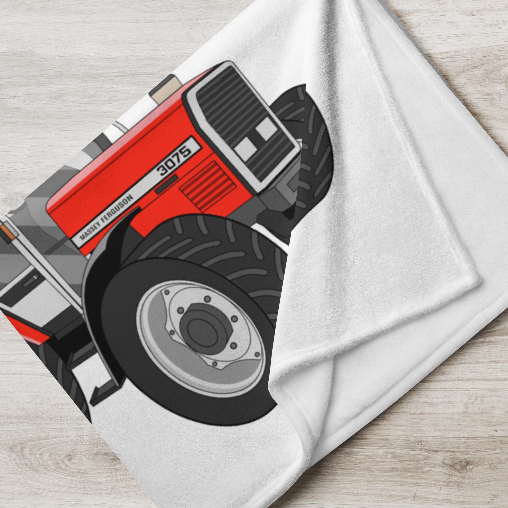 The Tractors Mugs Store Massey Ferguson 3075  |  Throw Blanket Quality Farmers Merch