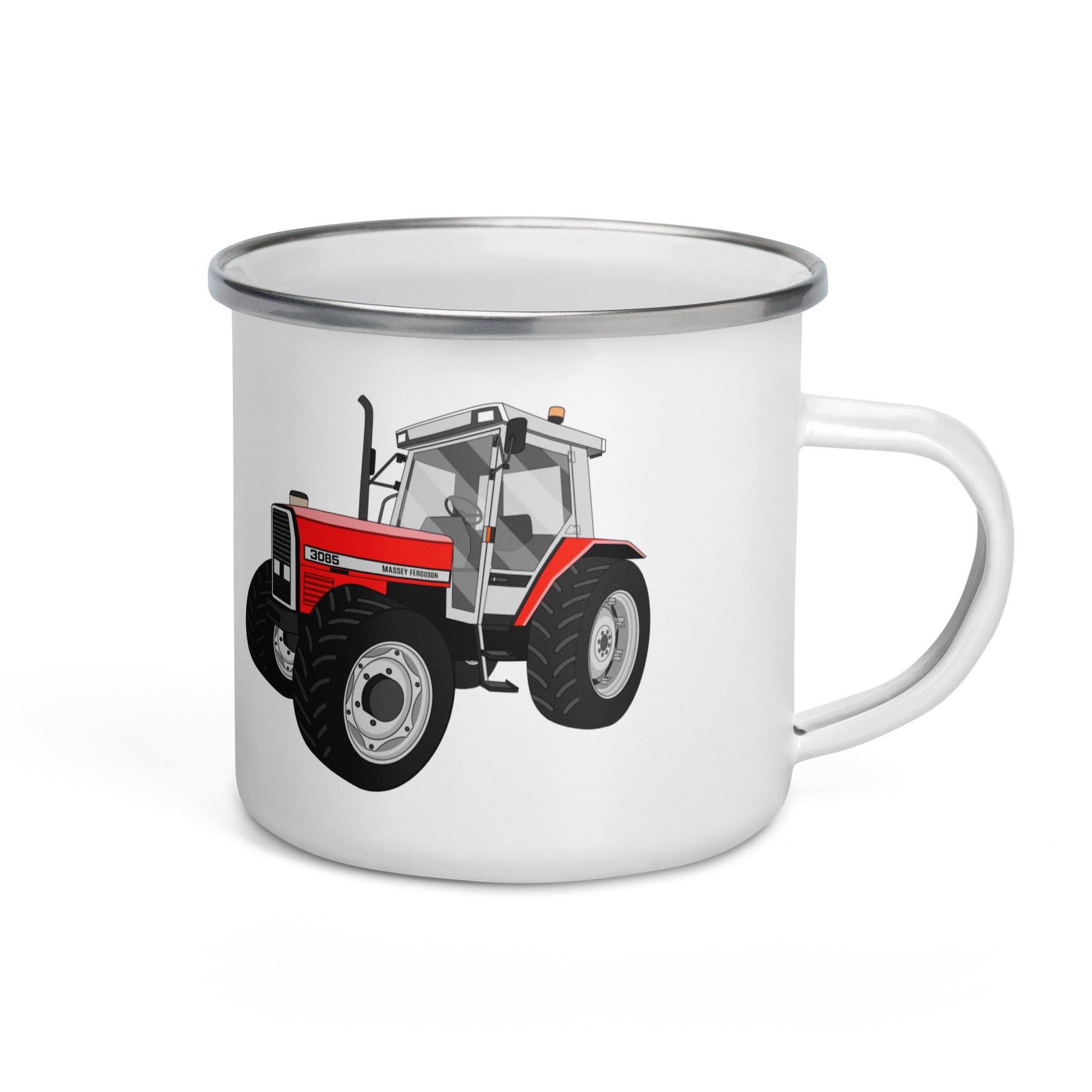 The Tractors Mugs Store Massey Ferguson 3085 | Enamel Mug Quality Farmers Merch