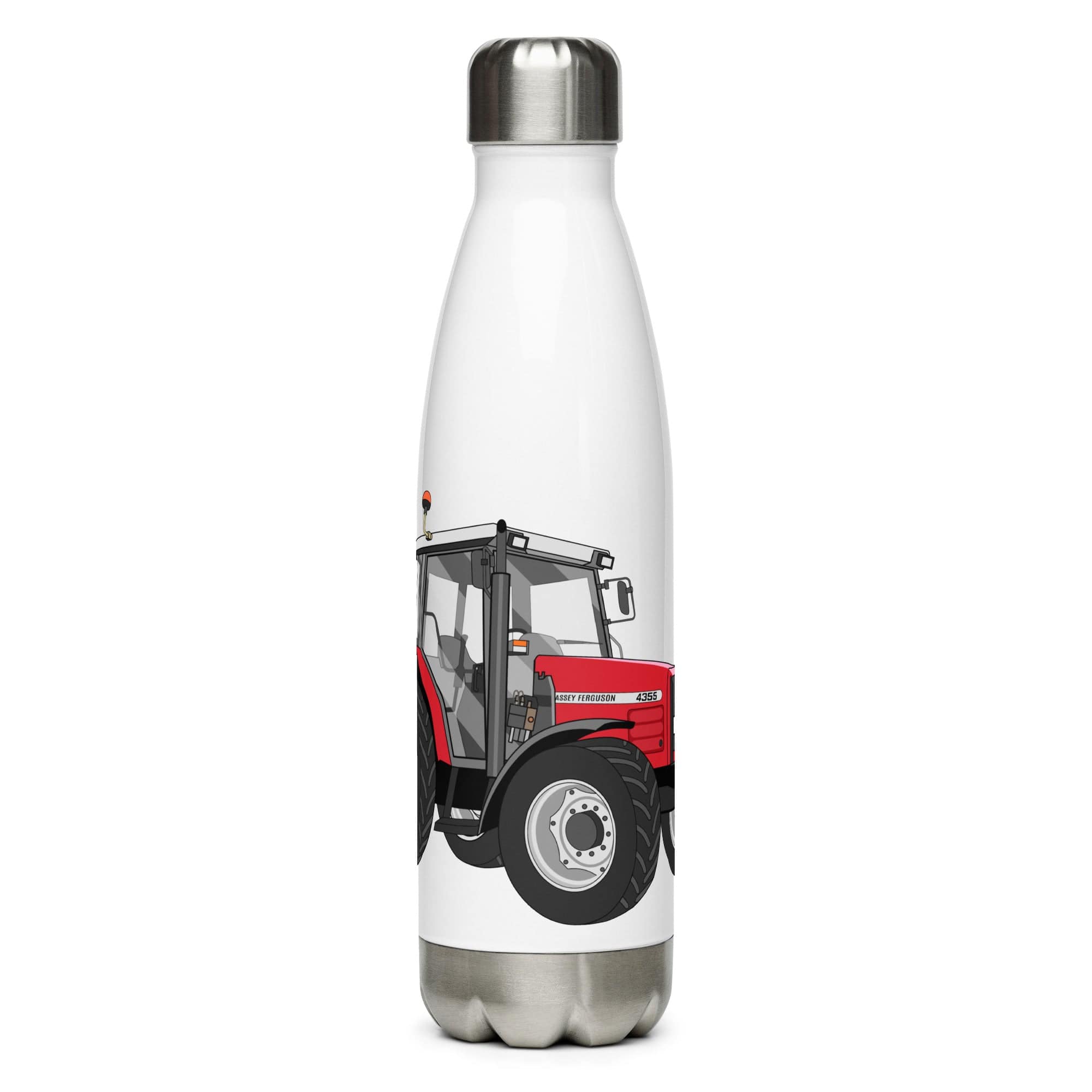 The Tractors Mugs Store Massey Ferguson 4355 Stainless steel water bottle Quality Farmers Merch