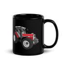 The Tractors Mugs Store Massey Ferguson 6180 Black Glossy Mug Quality Farmers Merch