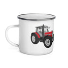 The Tractors Mugs Store Massey Ferguson 6180 Enamel Mug Quality Farmers Merch