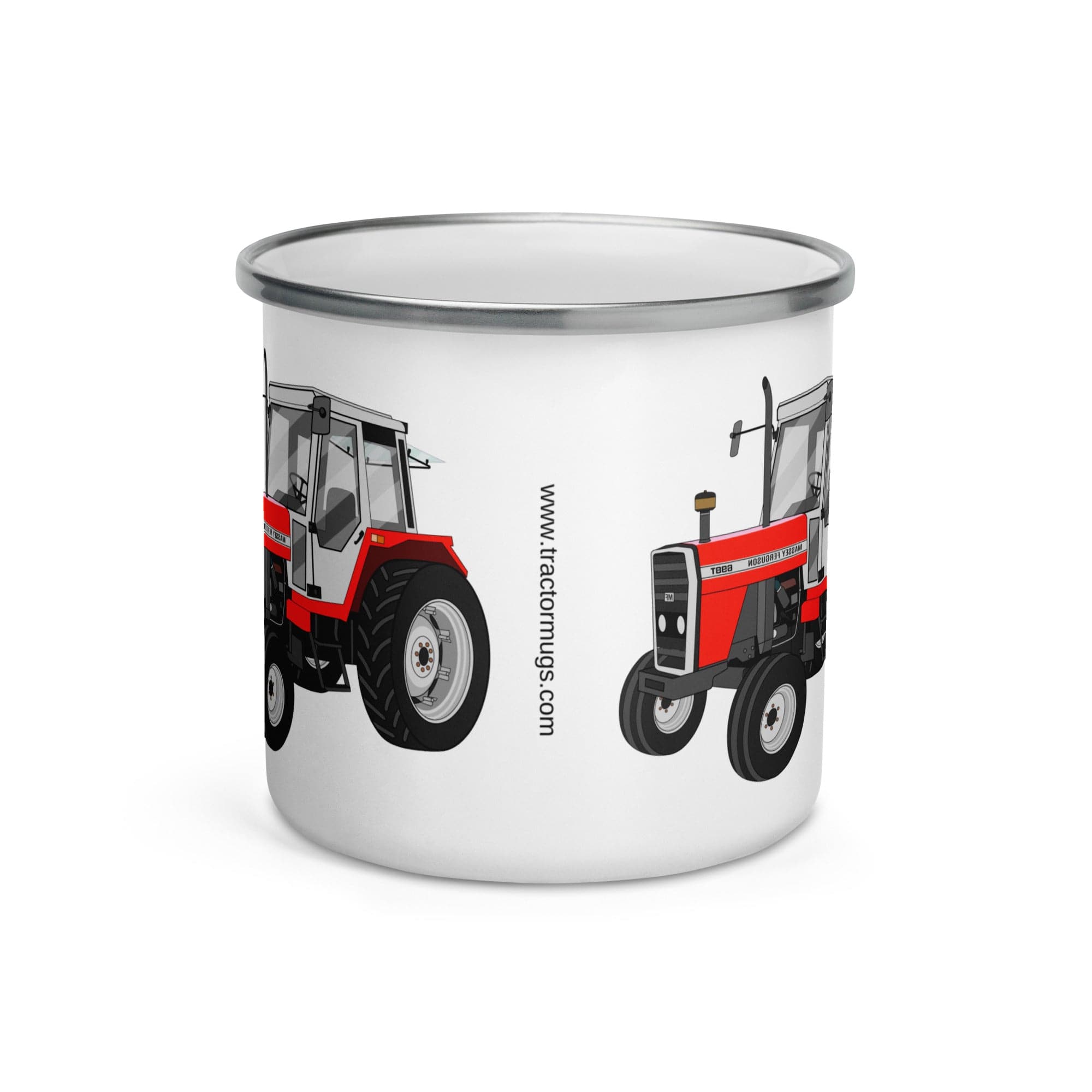 The Tractors Mugs Store Massey Ferguson 698T Enamel Mug Quality Farmers Merch