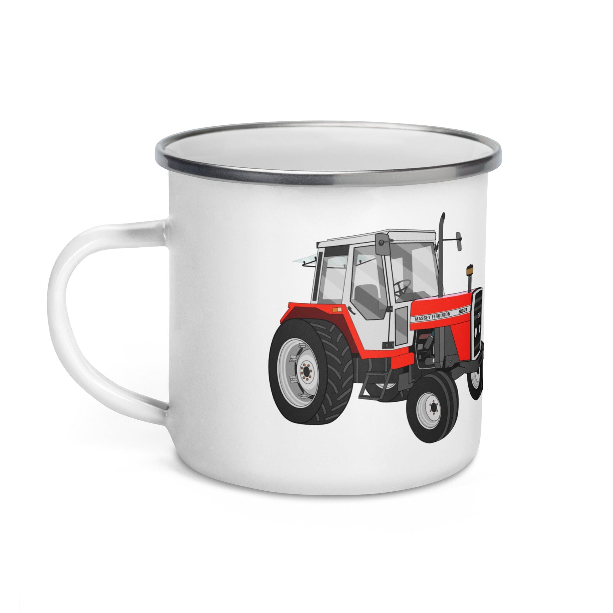 The Tractors Mugs Store Massey Ferguson 698T Enamel Mug Quality Farmers Merch