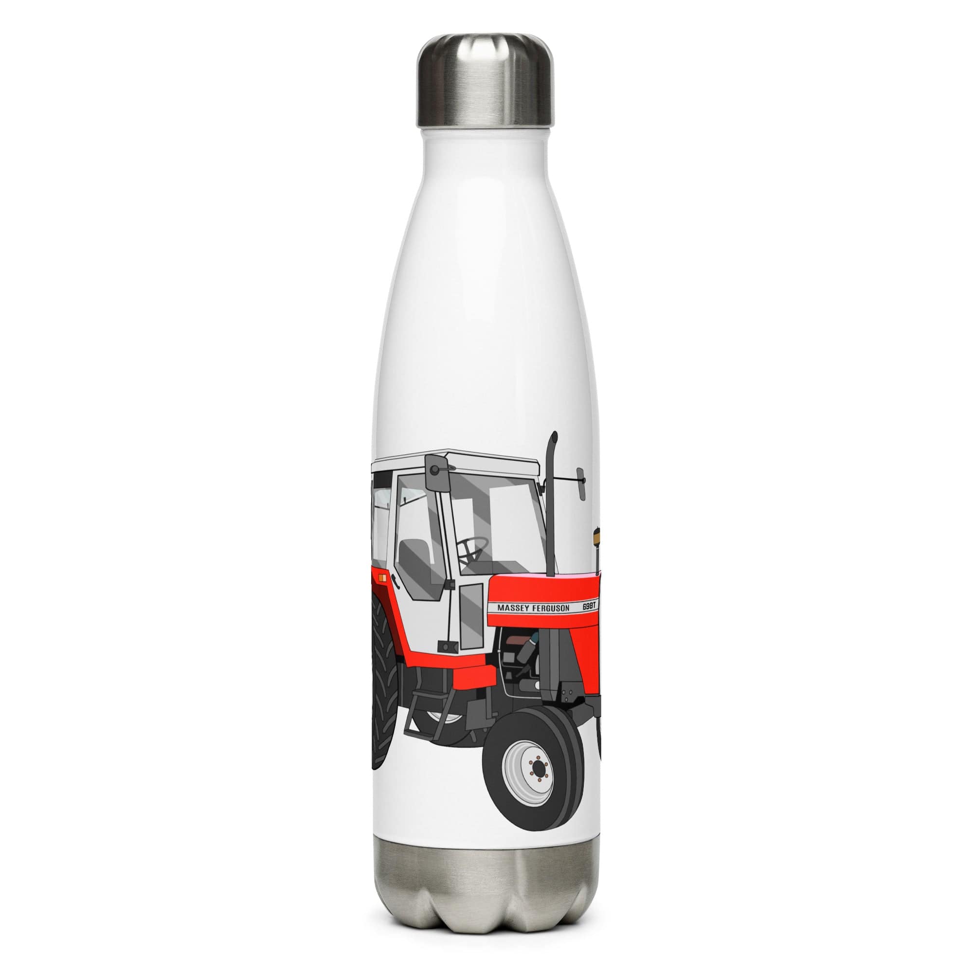 The Tractors Mugs Store Massey Ferguson 698T Stainless steel water bottle Quality Farmers Merch