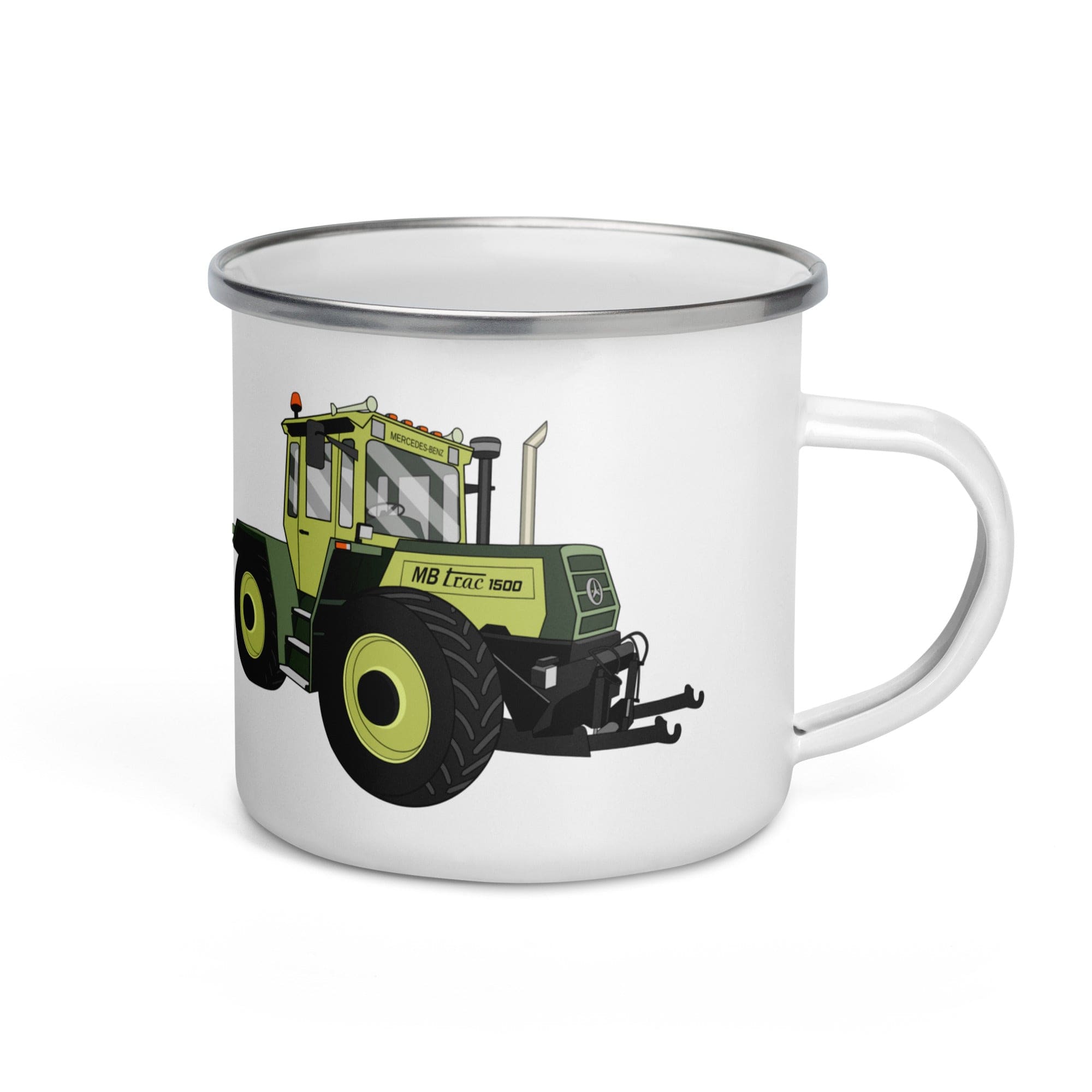 The Tractors Mugs Store MB Trac 1500 Enamel Mug Quality Farmers Merch