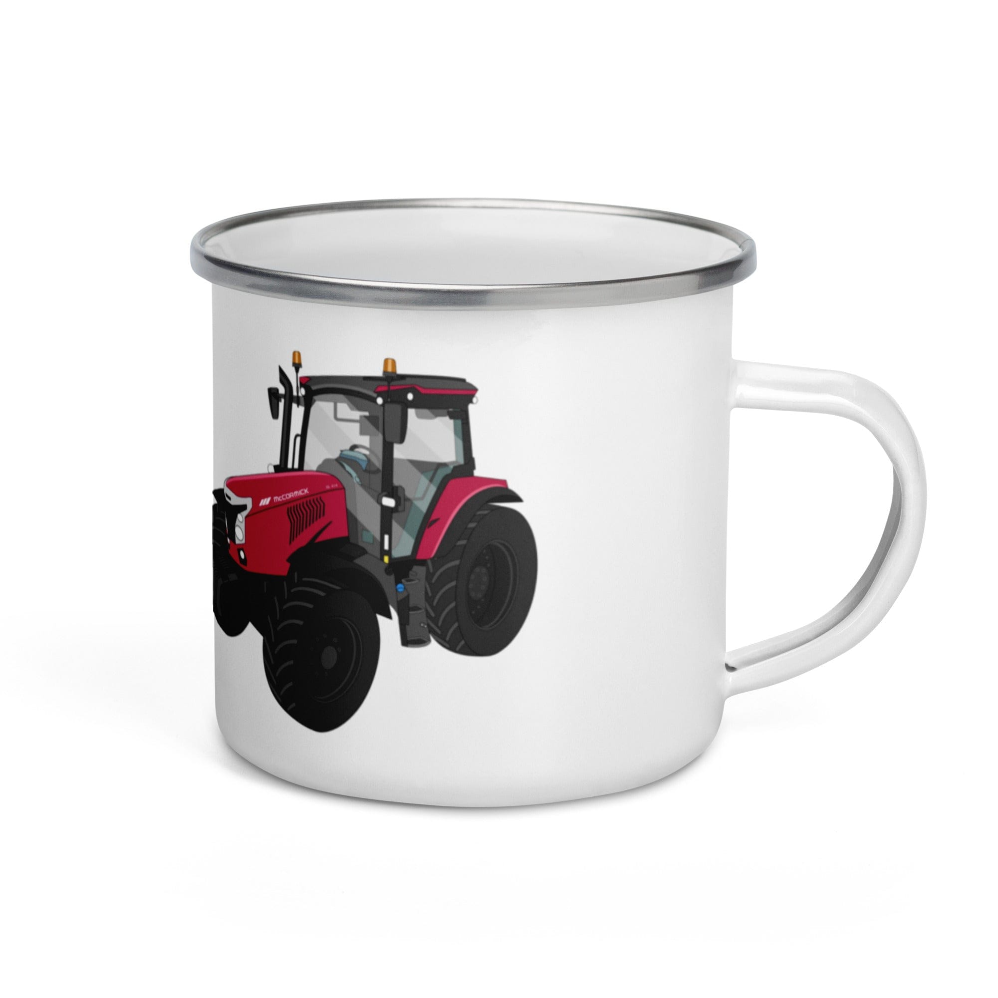 The Tractors Mugs Store McCormick X6.414 P6-Drive Enamel Mug Quality Farmers Merch