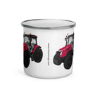 The Tractors Mugs Store McCormick X6.414 P6-Drive Enamel Mug Quality Farmers Merch