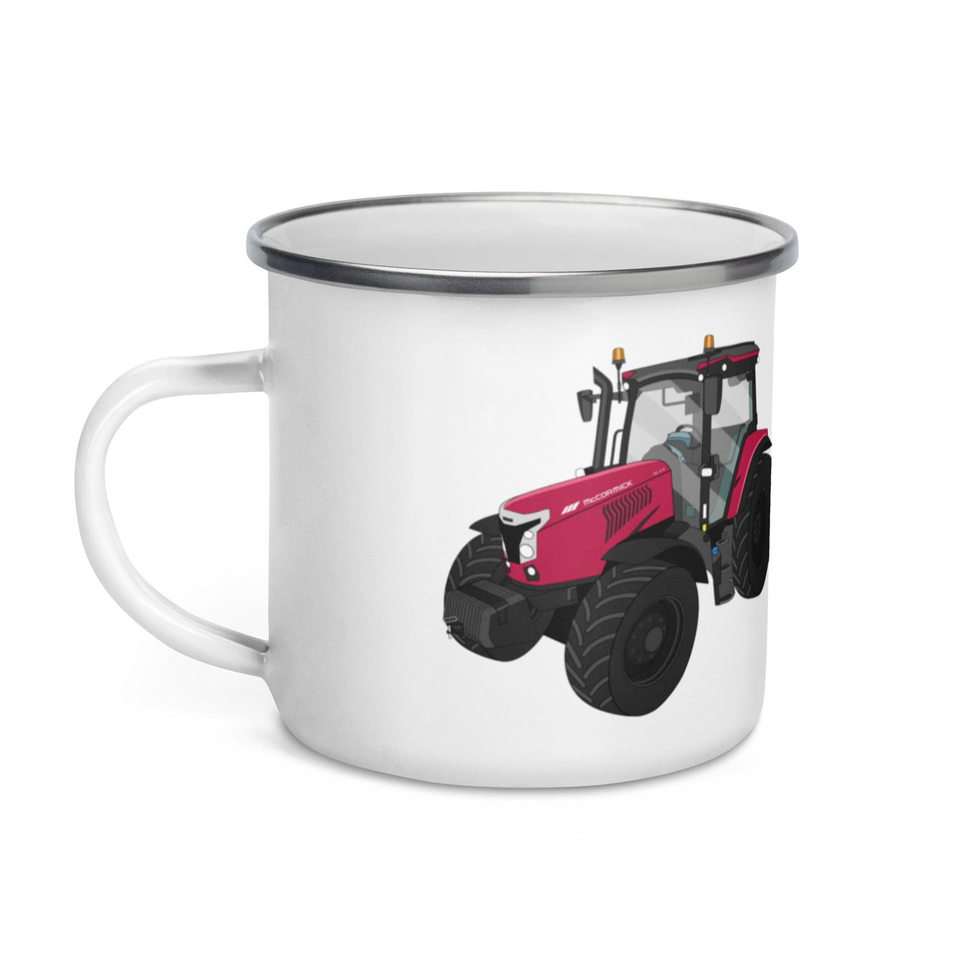 The Tractors Mugs Store McCormick X6.414 P6-Drive Enamel Mug Quality Farmers Merch