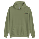 The Tractors Mugs Store Military Green / S I Love Farming Unisex Embroidered Hoodie Quality Farmers Merch