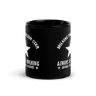 The Tractors Mugs Store Milking Parlour Star Black Glossy Mug Quality Farmers Merch