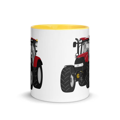 The Tractors Mugs Store Mug Case IH Maxxum 150 Activedrive 8 Mug with Color Inside Quality Farmers Merch