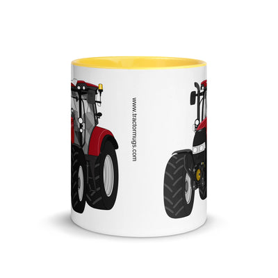 The Tractors Mugs Store Mug Case IH Maxxum 150 Activedrive 8 Mug with Color Inside Quality Farmers Merch