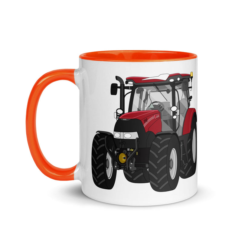 The Tractors Mugs Store Mug Case IH Maxxum 150 Activedrive 8 Mug with Color Inside Quality Farmers Merch