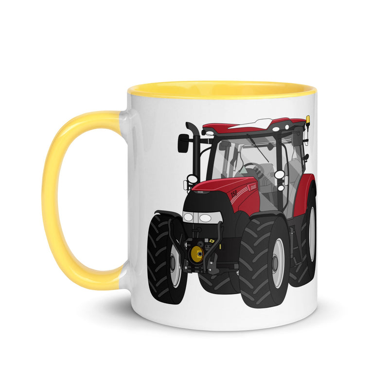 The Tractors Mugs Store Mug Case IH Maxxum 150 Activedrive 8 Mug with Color Inside Quality Farmers Merch