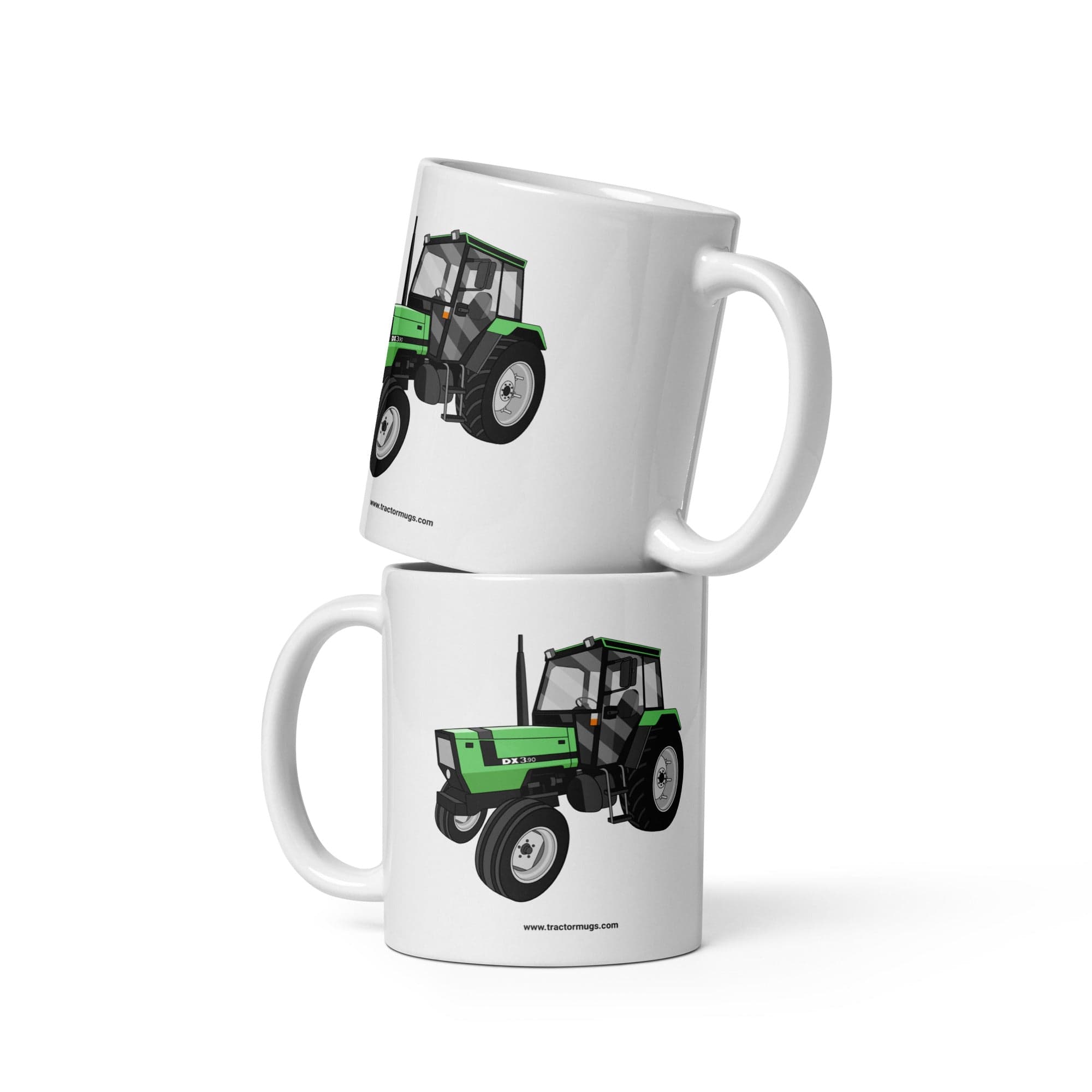 The Tractors Mugs Store Mug (White) Deutz Fahr DX 3.90 White glossy mug Quality Farmers Merch