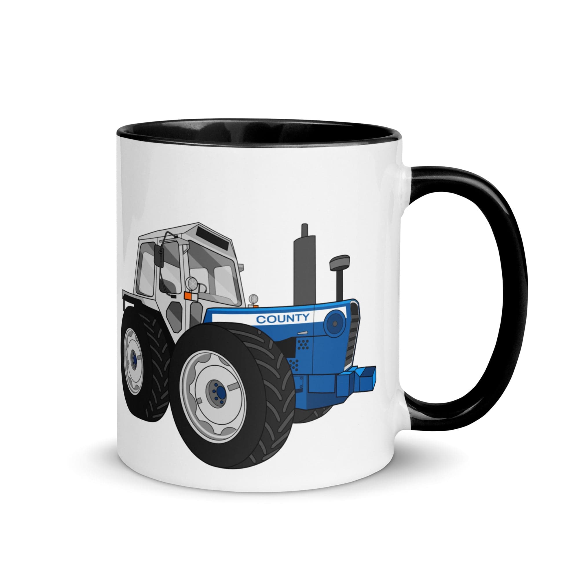 The Tractors Mugs Store Mug with Color Inside Black County 1884 (1981)  Mug with Color Inside Quality Farmers Merch