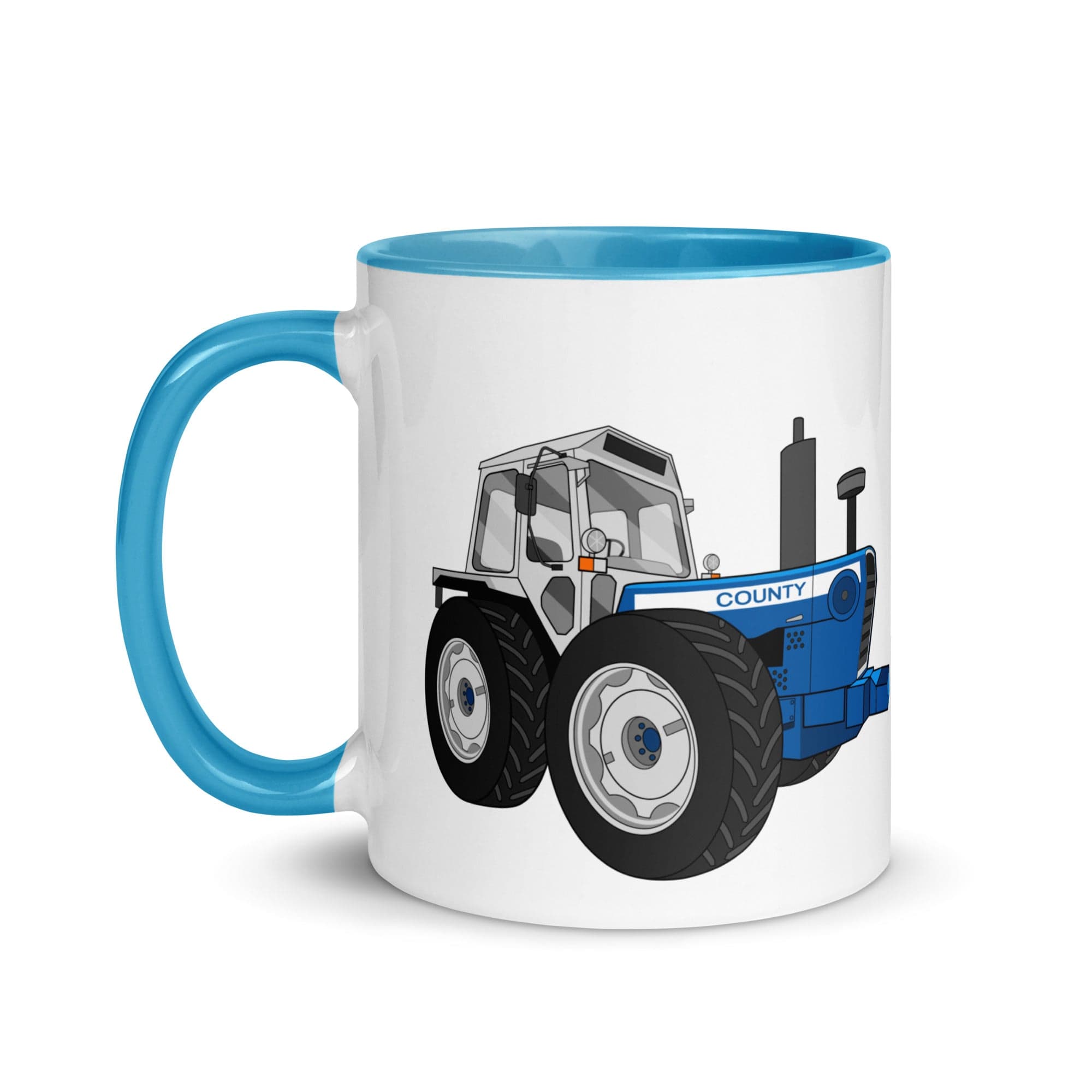 The Tractors Mugs Store Mug with Color Inside County 1884 (1981)  Mug with Color Inside Quality Farmers Merch