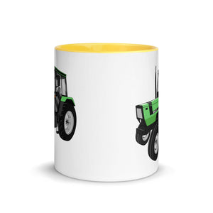 The Tractors Mugs Store Mug with Color Inside Deutz Fahr DX 3.90 Mug with Color Inside Quality Farmers Merch