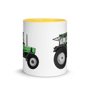 The Tractors Mugs Store Mug with Color Inside Deutz Fahr DX 4.50 Mug with Color Inside Quality Farmers Merch