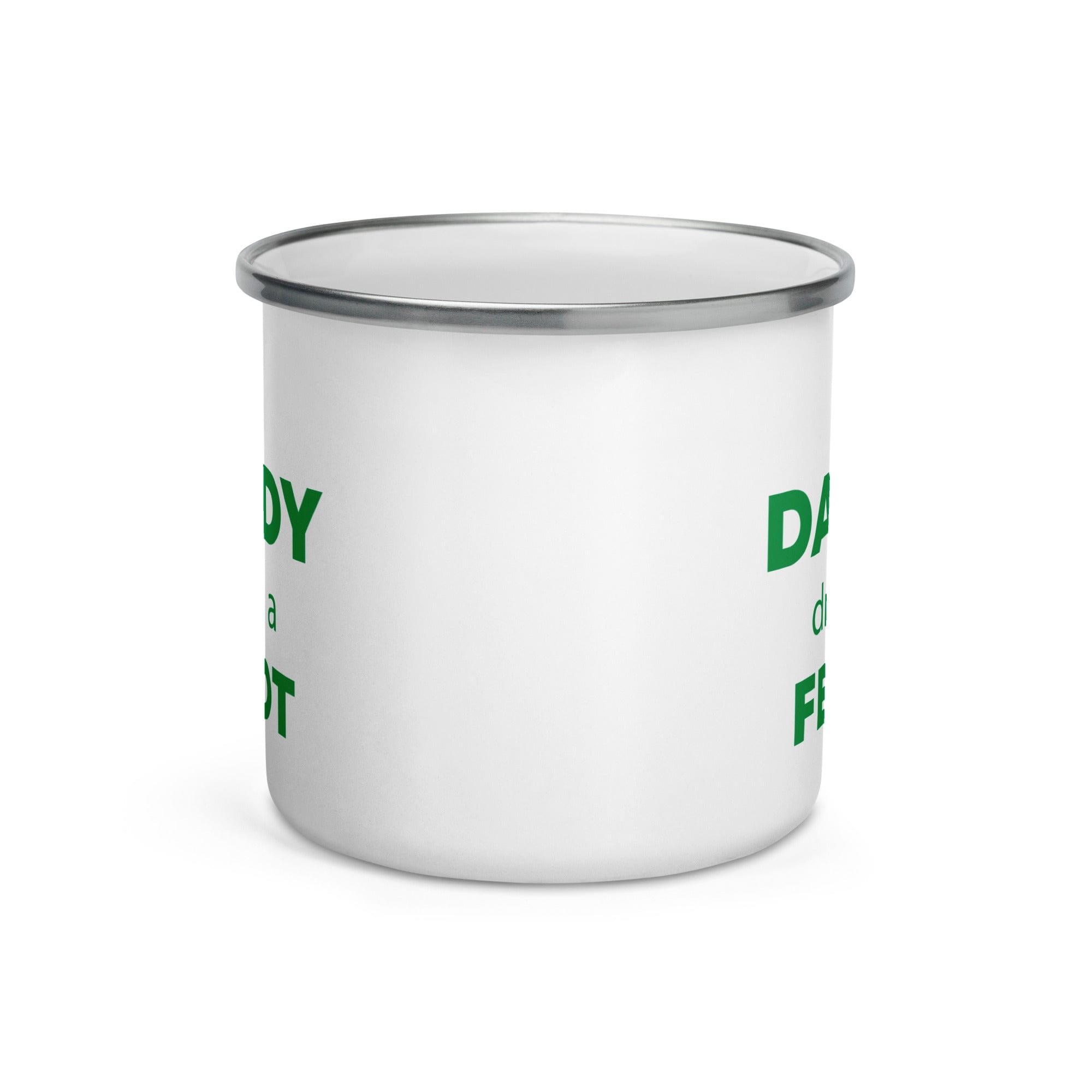 The Tractors Mugs Store My Daddy drives a Fendt Enamel Mug Quality Farmers Merch