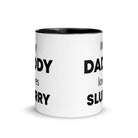 The Tractors Mugs Store My Daddy Loves Slurry Mug with Color Inside Quality Farmers Merch