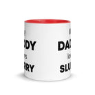 The Tractors Mugs Store My Daddy Loves Slurry Mug with Color Inside Quality Farmers Merch