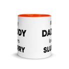 The Tractors Mugs Store My Daddy Loves Slurry Mug with Color Inside Quality Farmers Merch