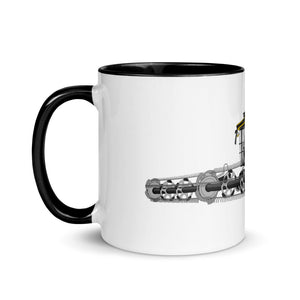The Tractors Mugs Store New Holland CR Combine Harvester (2004) 2.0 Mug with Color Inside Quality Farmers Merch