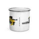 The Tractors Mugs Store New Holland CR Combine Harvester (2004). Enamel Mug Quality Farmers Merch