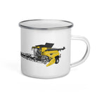 The Tractors Mugs Store New Holland CR Combine Harvester (2004). Enamel Mug Quality Farmers Merch