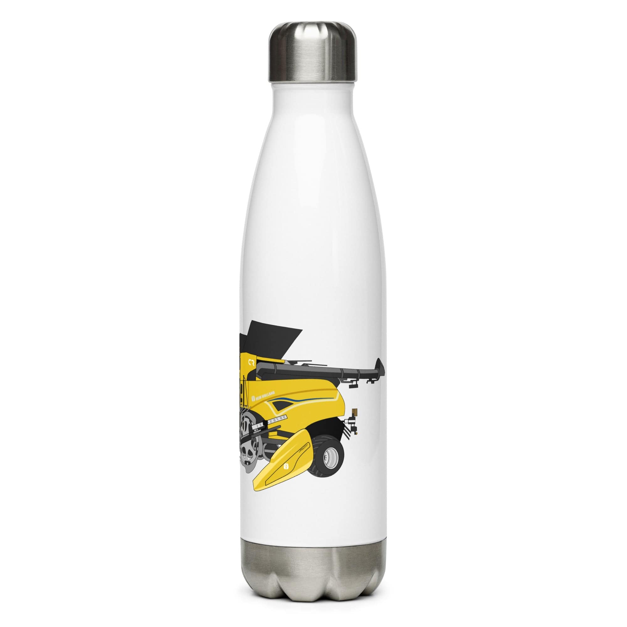 The Tractors Mugs Store New Holland CR Combine Harvester (2004). Stainless steel water bottle Quality Farmers Merch