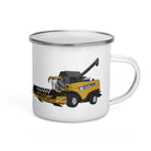 The Tractors Mugs Store New Holland CX 8060 Combine Harvester Enamel Mug Quality Farmers Merch