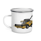 The Tractors Mugs Store New Holland CX 8060 Combine Harvester Enamel Mug Quality Farmers Merch