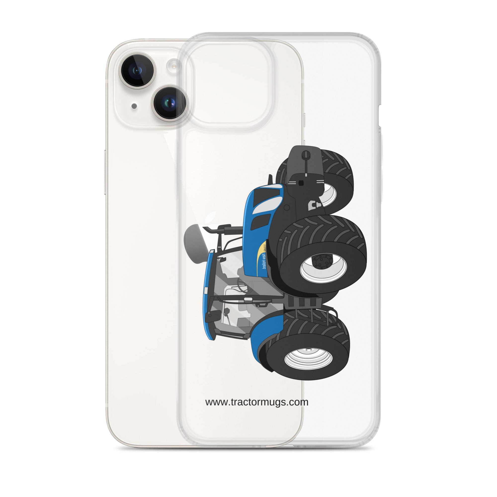 The Tractors Mugs Store New Holland The 7040-1 Clear Case for iPhone® Quality Farmers Merch