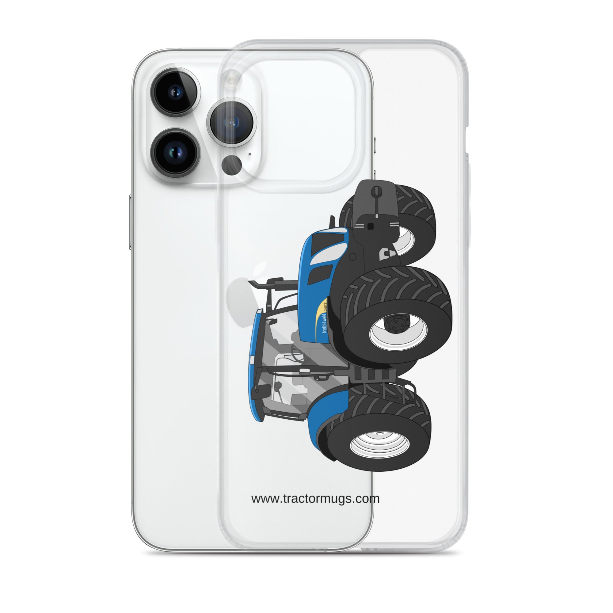 The Tractors Mugs Store New Holland The 7040-1 Clear Case for iPhone® Quality Farmers Merch