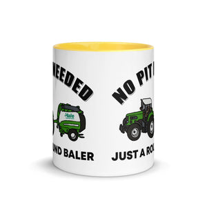 The Tractors Mugs Store No Pit Needed Mug with Color Inside Quality Farmers Merch