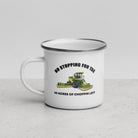 The Tractors Mugs Store No Stopping for TaeEnamel Mug Quality Farmers Merch