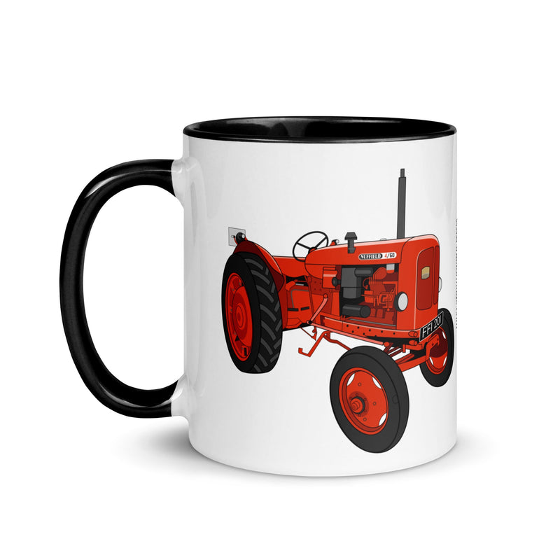 The Tractors Mugs Store Nuffield 4 60 Mug with Color Inside Quality Farmers Merch