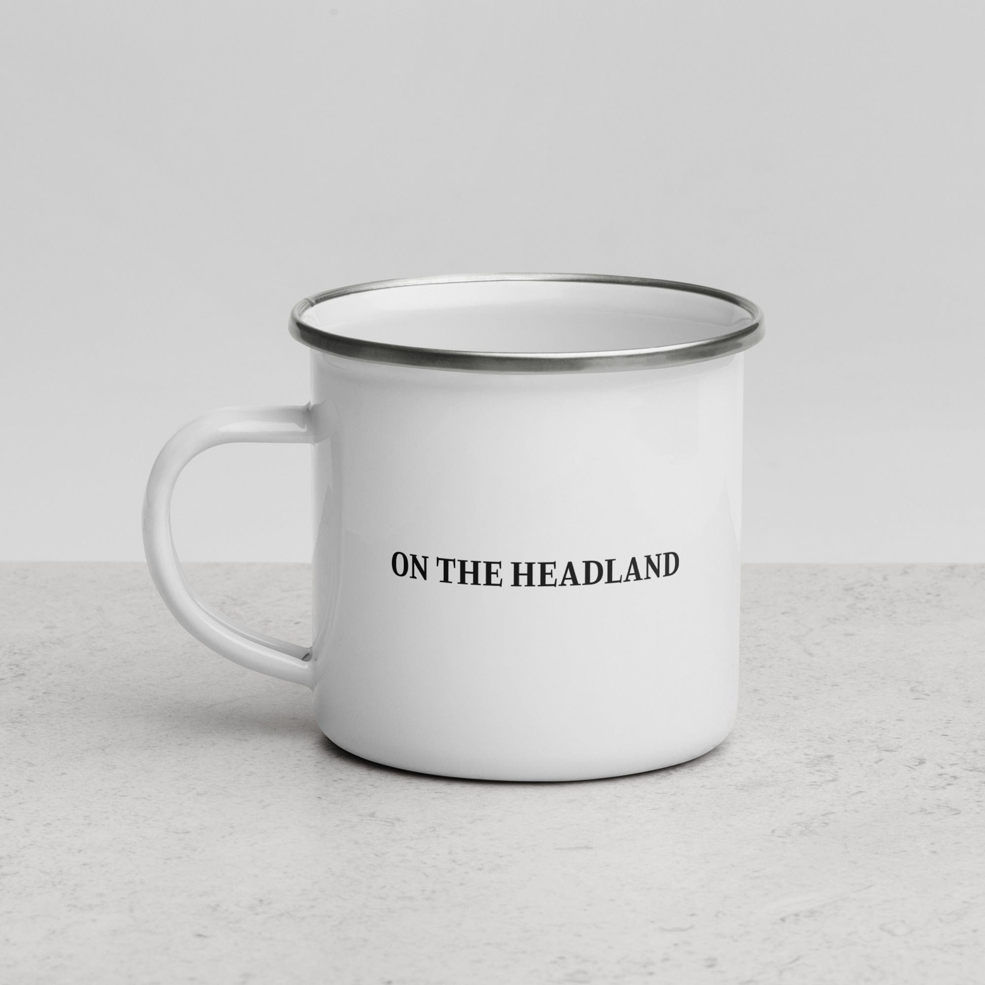 The Tractors Mugs Store On the Headland Enamel Mug Quality Farmers Merch