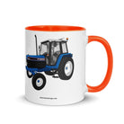 The Tractors Mugs Store Orange Ford 6640 SE 2WD | Mug with Color Inside Quality Farmers Merch