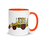 The Tractors Mugs Store Orange Hymaq 370C Mug with Color Inside Quality Farmers Merch