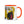 The Tractors Mugs Store Orange JCB 3CX White Cabin 2WD 2.0 Mug with Color Inside Quality Farmers Merch